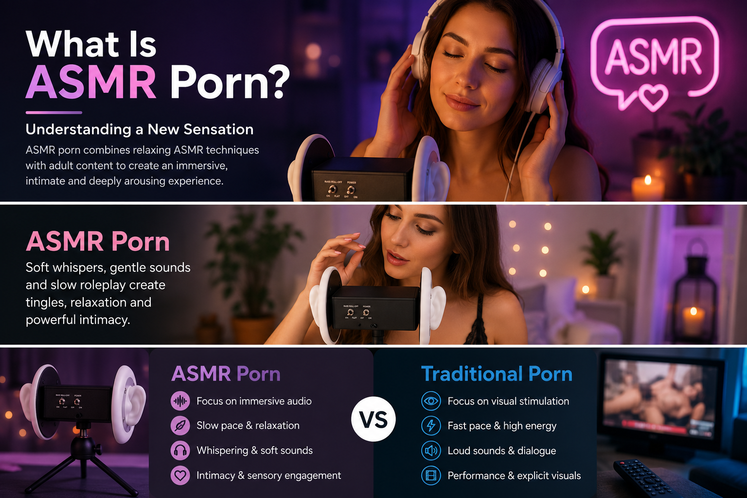 What Is ASMR Porn? Understanding a New Sensation